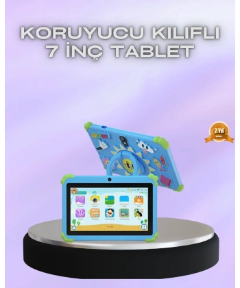 Taşınabilir 7 İnç Tablet Göz Koruyucu Ekran ve Uzun Pil Ömrü