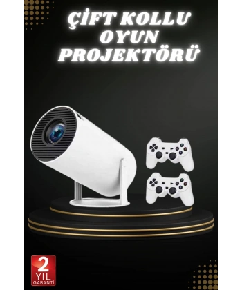 Taşınabilir Android Projeksiyon Ayaklı Çift Kollu 4K Çözünürlüklü Sinema Projeksiyonu