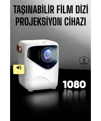 Taşınabilir Android Projeksiyon Wifi Destekli 4K Multimedia Tabanlı Ev Ve Ofis Tipi