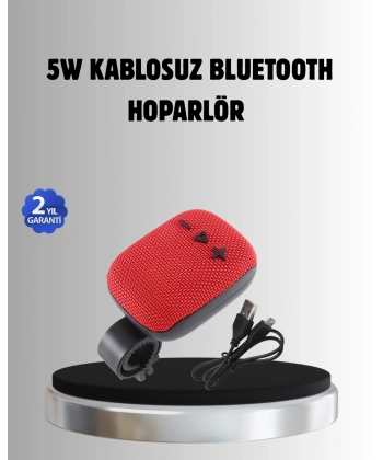 Taşınabilir Bluetooth Hoparlör – 5W Güçlü Ses, TWS ve FM Radyo Özellikli
