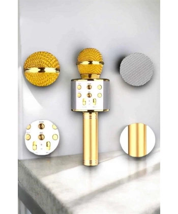 Taşınabilir Bluetooth Karaoke Mikrofon: Hafıza Kart Girişli, Etkileyici Performans