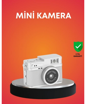 Taşınabilir Cep Boy Dijital Kamera LED Işıklı 1080P Video Çekim