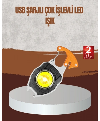 Taşınabilir Çok Amaçlı LED Işıklı Anahtarlık