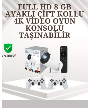 Taşınabilir Çok Fonksiyonlu Projeksiyon – Oyun, Sunum, Netflix ve Eğitim İçin