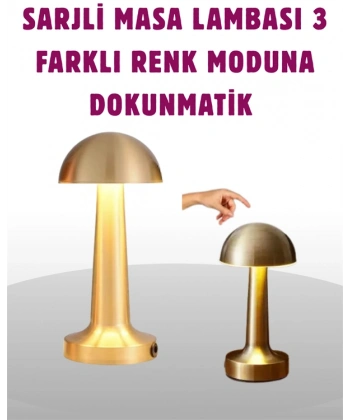 Taşınabilir Dokunmatik LED Lamba – Sıcak & Soğuk Işık Ayarı