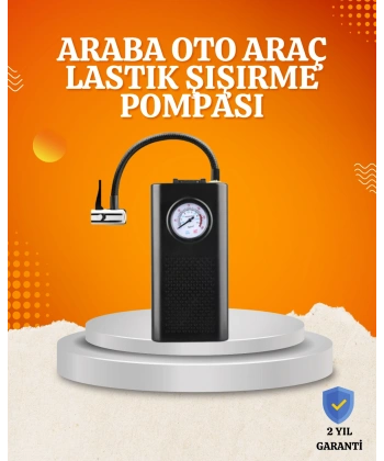 Taşınabilir Elektrikli Oto Motosiklet Bisiklet Lastik Şişirme Pompası