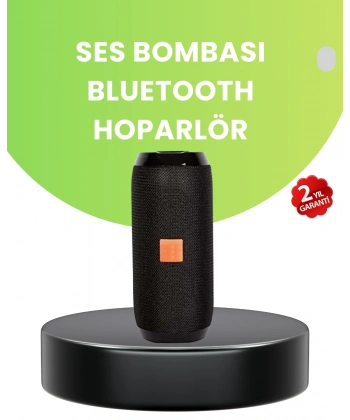 Taşınabilir Kablosuz Hoparlör 2 Woofer 2 Tweeter 12 Saat Oynatma