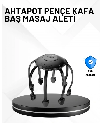 Taşınabilir Kafa Masaj Cihazı Eller Serbest 360° Profesyonel Masaj