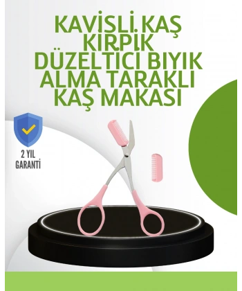 Taşınabilir Kaş ve Kirpik Düzenleme Makası – Ergonomik Tasarım