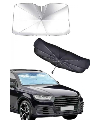 Taşınabilir Oto Cam Güneşliği Katlanabilir Tüm Araçlara Uyumlu Güneş Gölge Koruyucu