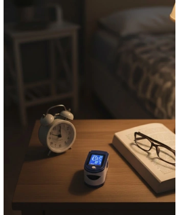 Taşınabilir Parmak Oksimetresi Güvenilir Oksijen Doygunluk Ölçer