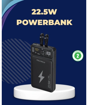 Taşınabilir Powerbank 22.5W Hızlı Şarj Destekli