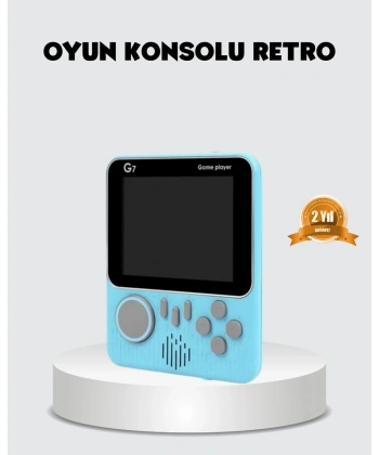 Taşınabilir Retro Oyun Konsolu – 3.5 İnç LCD, 666 Klasik Oyun, TV Destekli