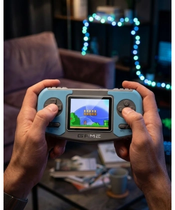 Taşınabilir Retro Oyun Konsolu Dahili Oyunlar TV Bağlantılı Şarjlı El Tipi Oyun Cihazı
