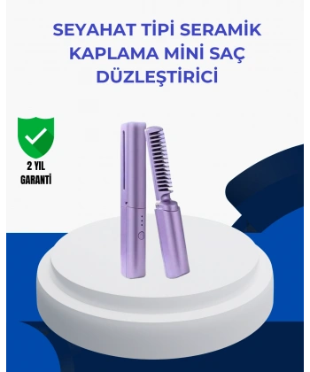 Taşınabilir Saç Düzleştirici Tarak – Ayarlanabilir Isı Kontrollü
