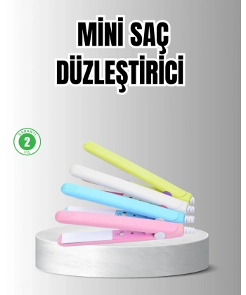 Taşınabilir Seramik Kaplama Mini Saç Düzleştirici – Seyahat ve Günlük Kullanım İçin İdeal