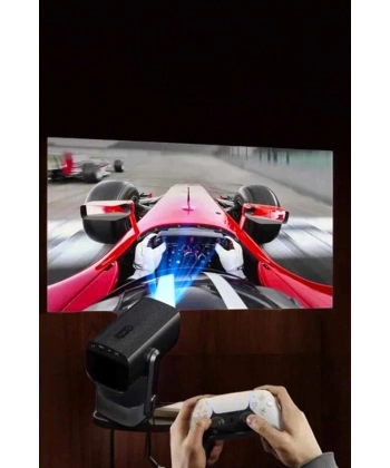 Taşınabilir Sinema Oyun Projektörü Akıllı Projeksiyon Android 11