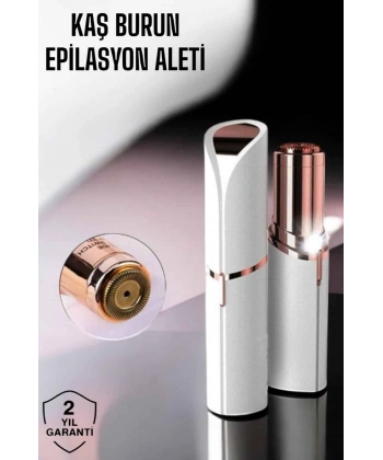 Taşınabilir ve Şık Yüz Kaş Epilatörü Hassas Ciltlere Özel