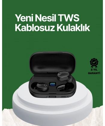 Telefon Şarj Destekli 1800 mAh A10s TWS Kablosuz Kulak İçi Kulaklık