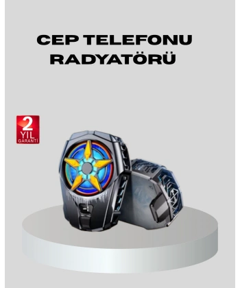 Telefon Soğutucu Radyatör Type-C Bağlantılı 2 Kademeli Dijital Kontrollü