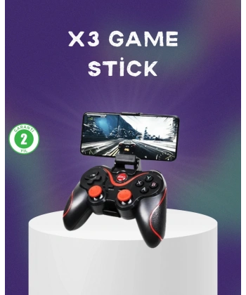 Telefon, Tablet ve PC İçin Çok Fonksiyonlu Bluetooth Gamepad