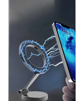 Telefon Tutucu Tüm Arabalara Uyumlu Araç İçi Katlanabilir Manyetik Tasarım