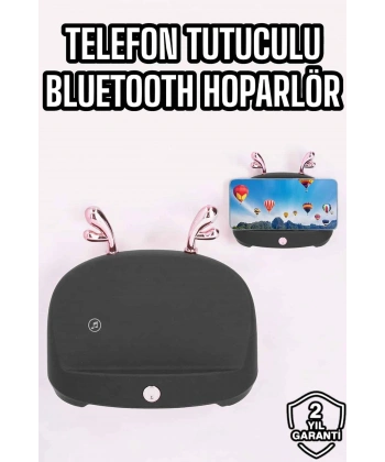 Telefon Tutuculu Akıllı Hoparlör Yüksek Ses Kaliteli Hoparlör