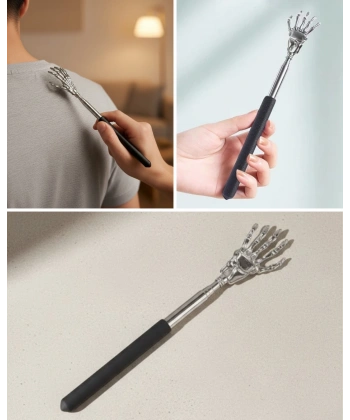 Teleskopik El Masaj ve Sırt Kaşıma Aleti Seyahat Dostu Kompakt Tasarım