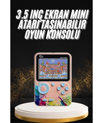 Televizyona Bağlanan Çift Joystick Taşınabilir Klasik Retro Oyunlu