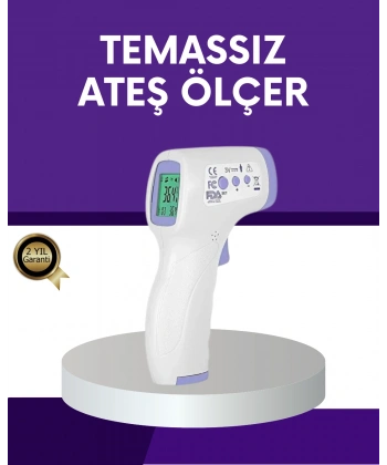 Temassız Ateş Ölçer Dijital Kızılötesi Termometre Hızlı Ölçüm