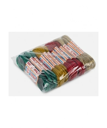 Temsan 12 li PVC Kaplama 20 Metre Çelik Çamaşır İpi