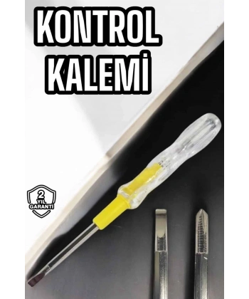 Test Cihazı Kontrol Kalemi Çift Başlıklı Şeffaf Elektrik Testi