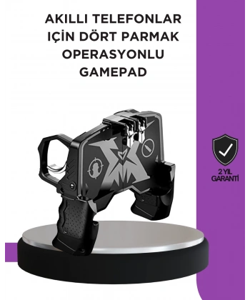Tetikli Mobil Gamepad Ergonomik Kavramalı Oyun Aparatı