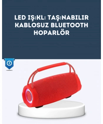 TF Kart ve AUX Destekli IPX6 Suya Dayanıklı Bluetooth Hoparlör