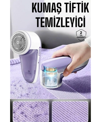 Tiftik Temizleme Makinesi USB Şarjlı Tüy Toplayıcı Kablosuz