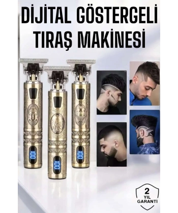 Tıraş Makinesi Çizik Tıraş Paslanmaz Çelik Uzun Ömürlü Şarjlı