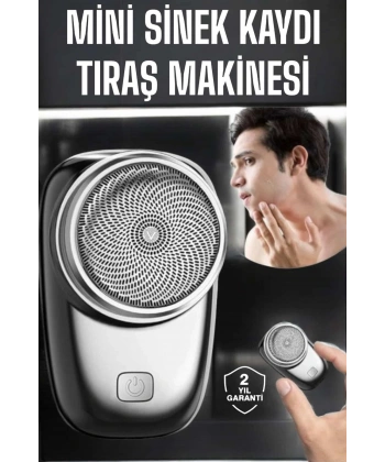 Tıraş Makinesi Mini Sıfır Sakal Yanak Tıraş Makinesi USB Şarjlı