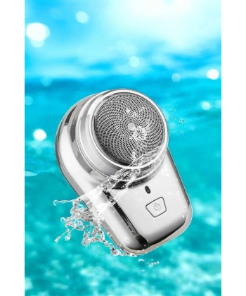 Tıraş Makinesi Mini Sıfır Sakal Yanak Tıraş Makinesi USB Şarjlı