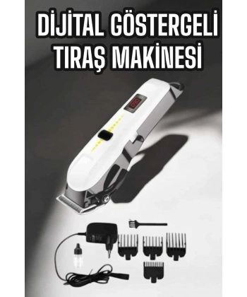 Tıraş Makinesi Uzun Ömürlü Batarya, Keskin Bıçaklar ve Profesyonel