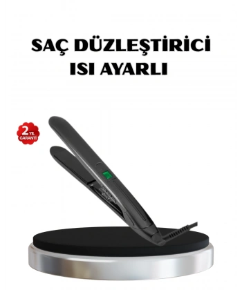 Titanyum Kaplamalı Saç Düzleştirici – Nem Koruma Sensörü