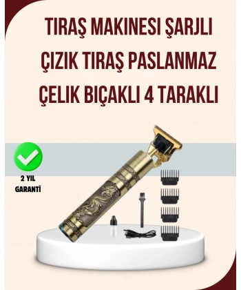 Titreşim Motorlu Erkek Saç ve Sakal Düzeltici