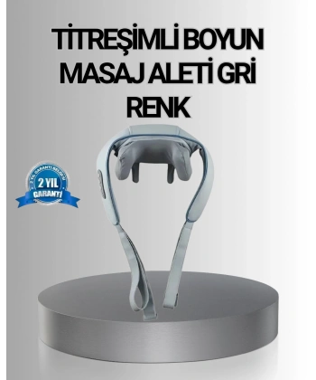 Titreşimli Boyun Masaj Cihazı Isı Terapili Şarjlı VNB-01 Ergonomik U Tasarım