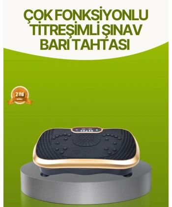 Titreşimli Egzersiz Platformu Evde Fitness ve Kas Güçlendirme