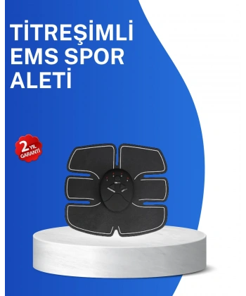 Titreşimli EMS Spor Aleti Karın Kol ve Bacak Kas Yapma Cihazı 2025 Model