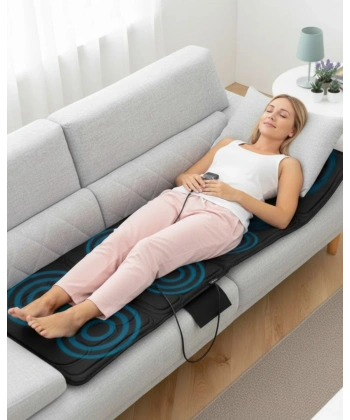 Titreşimli Isıtmalı Masaj Yatağı Sırt Boyun ve Tüm Vücut Rahatlatıcı