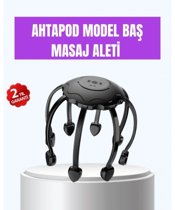 Titreşimli Saç Derisi Masaj Aleti 8 Kollu Derin Rahatlama ve Stres Azaltma