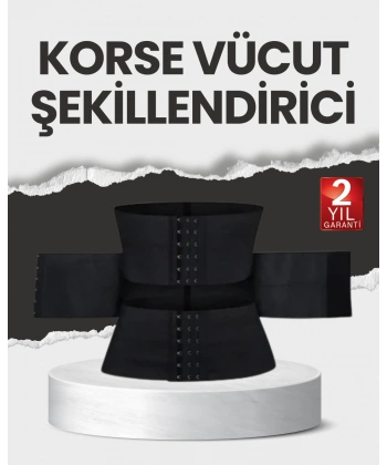 Toparlayıcı Bel Korsesi Nefes Alabilen Elastik