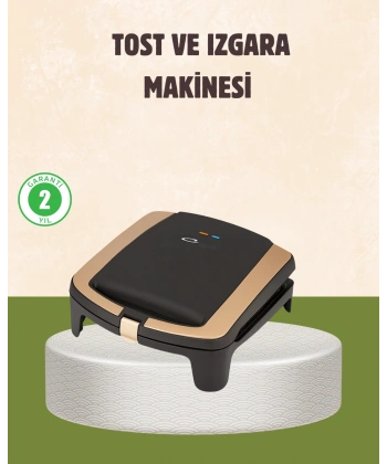 Tost Makinesi Isı Kontrollü 4 Dilim Kapasiteli