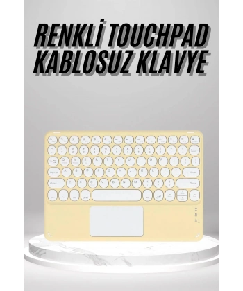 Touchpad Uyumlu Bluetooth Klavye Slim Kablosuz Wifi Q Klavye