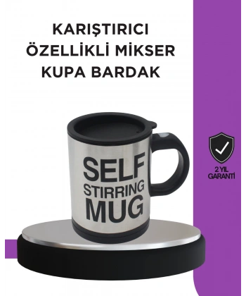 Toz İçecekler İçin Hızlı Karıştırma Özellikli Termos Kupa